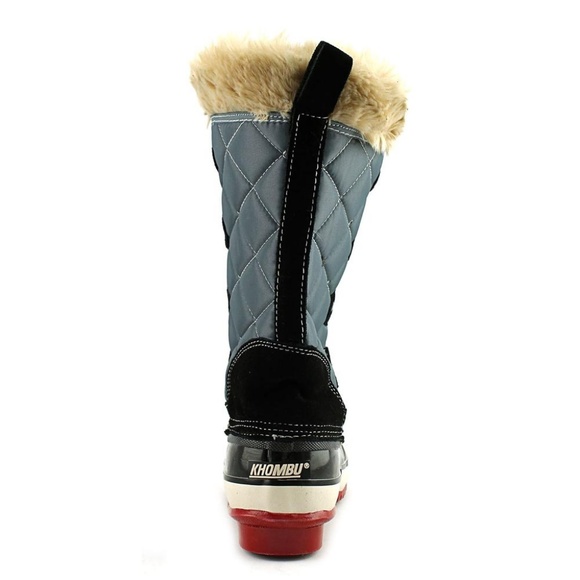 Khombu Melanie Boots Winter Snow Insulated Hunting Outdoor Fur Rain Rubber 6 - Picture 2 of 7